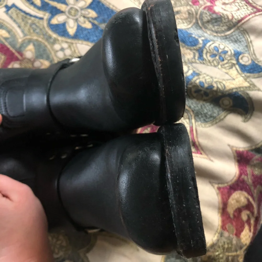 Frye Harness Biker Boots - Picture 6 of 7